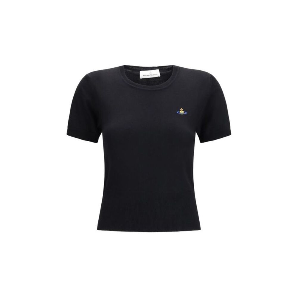 Vivienne Westwood Black Wool Oves Aries Women's T-Shirt
